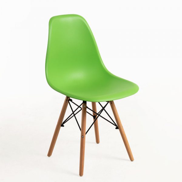 silla nórdica verde