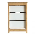 Cajonera Ancha 3 Cajones Roble Blanca