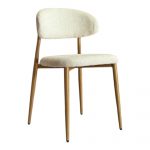 Sillón/Silla Moderna Roble Beis (Conjunto de 2 Sillas)