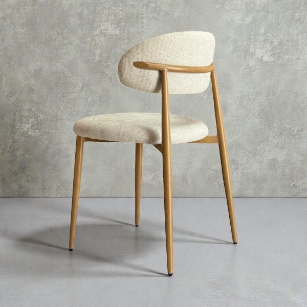 Sillón/Silla Moderna Roble Beis (Conjunto de 2 Sillas)