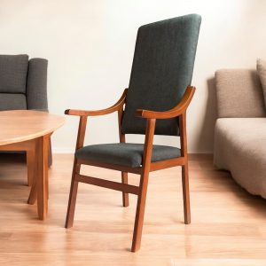 Sillón con brazos Extra Alto Cerezo Marengo